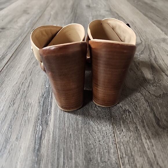 Loeffler Randall Women's Beige Slip-On Platform Open Toe Shoes Size 6B - Picture 2 of 9